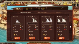Browsergame Venezianer Screenshot Schiffe