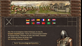 Das Browsergame Rollenspiel Holy War