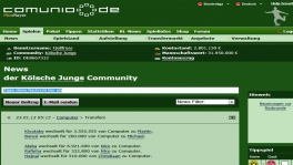 Fußballmanager Comunio Screenshot